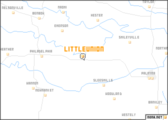 map of Little Union