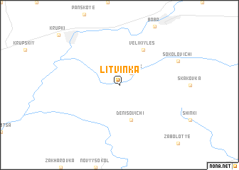 map of Litvinka