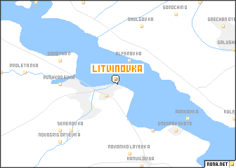 map of Litvinovka