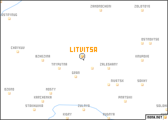 map of Litvitsa