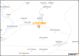 map of Litvyaki