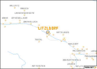 map of Litzldorf