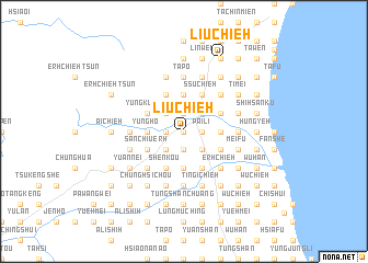 map of Liu-chieh