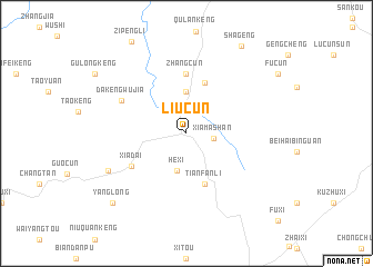 map of Liucun