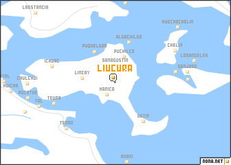 map of Liucura
