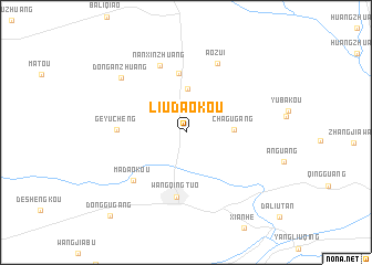 map of Liudaokou