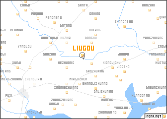 map of Liugou