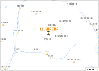 map of Liujiacha