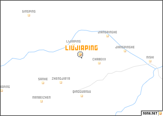 map of Liujiaping