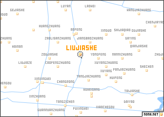 map of Liujiashe