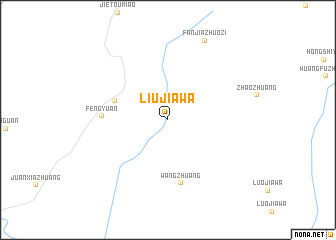 map of Liujiawa