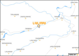 map of Liulinpu