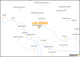 map of Liulinshui