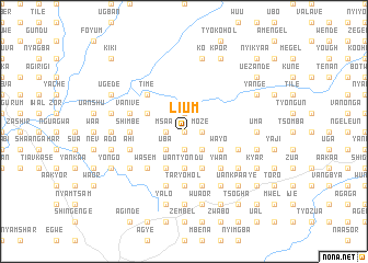 map of Lium