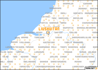 map of Liu-shui-t\