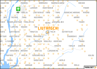 map of Liu-t\