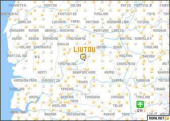 map of Liu-tou