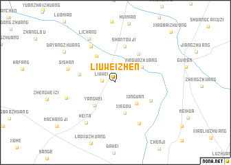 map of Liuweizhen