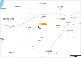 map of Liuxiang