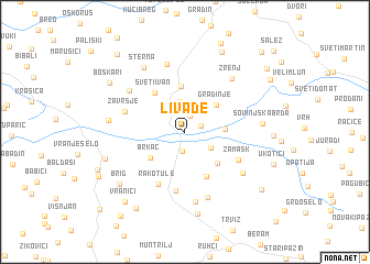 map of Livade