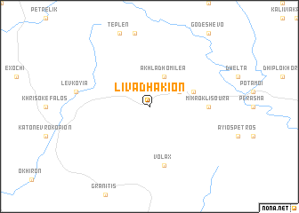 map of Livadhákion