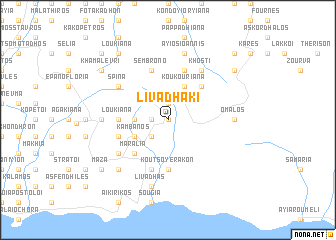 map of Livadháki