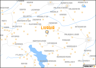 map of Livádia