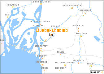 map of Live Oak Landing