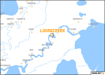 map of Living Creek