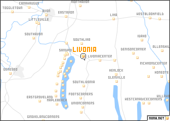 map of Livonia