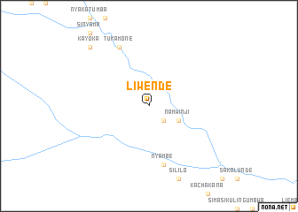 map of Liwende
