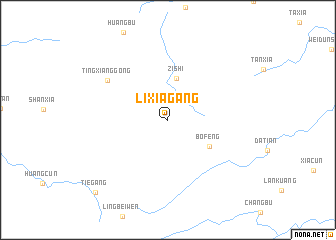 map of Lixiagang