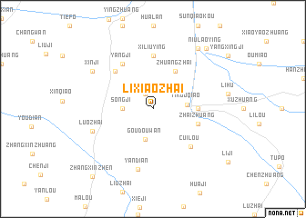 map of Lixiaozhai
