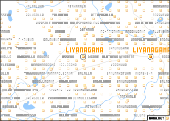 map of Liyanagama