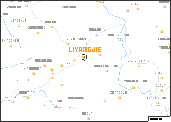 map of Liyangjie