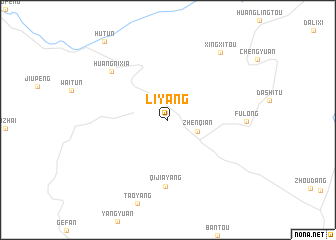 map of Liyang