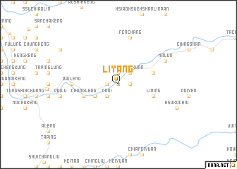 map of Li-yang