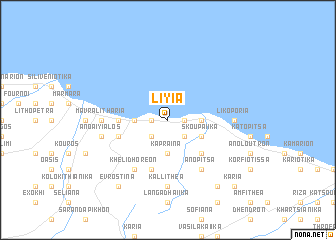 map of Liyiá