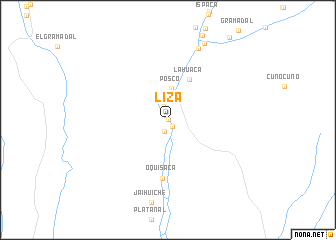 map of Liza