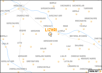 map of Lizhai