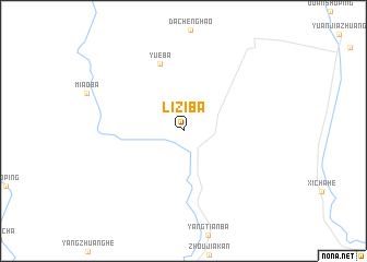 map of Liziba