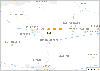 map of Lizogubovka