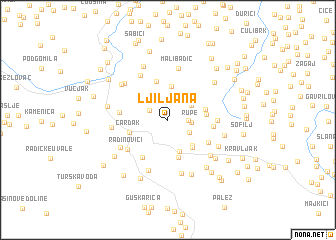 map of Ljiljana