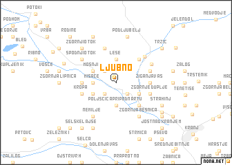 map of Ljubno