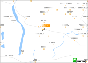 map of Ljunga