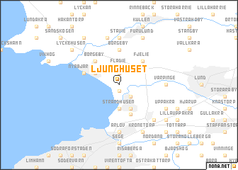 map of Ljunghuset