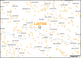 map of Ljuti Do