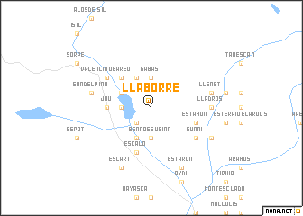 map of Llaborre