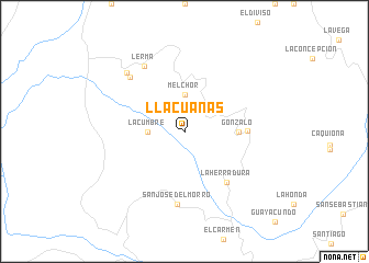 map of Llacuanas