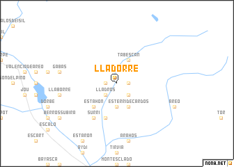 map of Lladorre